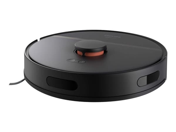 Philips 3000 series HomeRun Aqua XU3000/01 Pölynimurointi- ja lattianpesurobotti, pussiton, musta, metallinen, pyöreä, Dark/Beluga Metallic, 0,35 L, musta, Metallinen