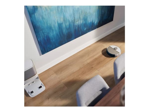 Philips HomeRun 7000 Aqua XU7100 - Støvsuger - robotlignende - uten pose - silke hvit/gull inkludert lader