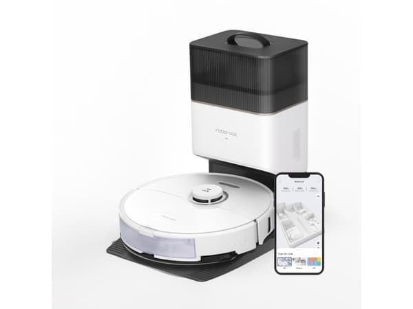 Roborock S8+ robotti-imuri moppitoiminnolla, valkoinen