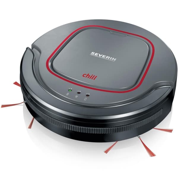 Severin Robotdammsugare Chill RB7025 musta, Harmaa, Punainen
