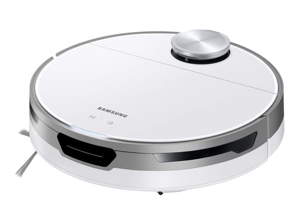 Samsung Jet Bot+ VR30T85513W - Dammsugare - självgående - utan påse - med Clean Station Vit