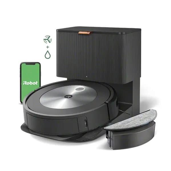 iRobot Roomba Combo j5+ Robotstøvsuger med gulvmoppe Sort
