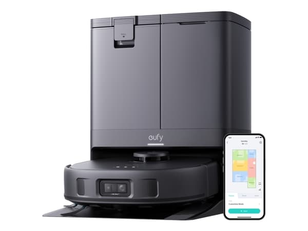Eufy X10 Pro Omni, Sort, Rund, 2,5 l, 3 l, 327 mm, 353 mm