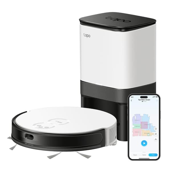 TP-Link Tapo MagSlim LiDAR Navigation Robot Vacuum & Mop+ Smart Auto-Empty Dock /Tapo RV20 Mop Plus