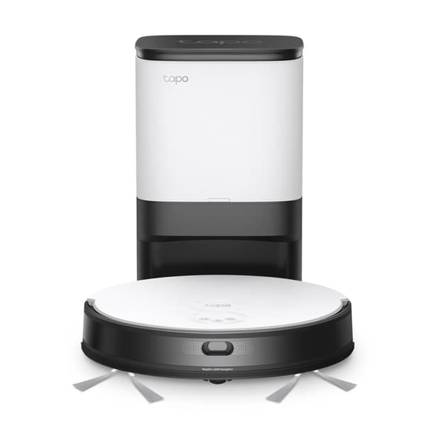 TP-Link Tapo MagSlim LiDAR Navigation Robot Vacuum & Mop+ Smart Auto-Empty Dock /Tapo RV20 Mop Plus musta, Valkoinen