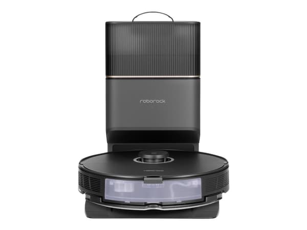 Roborock S8+ - Støvsuger - robotlignende - uten pose inkludert lader Sort