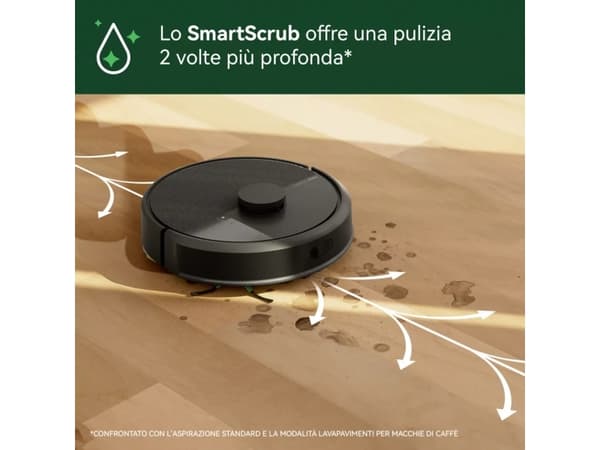 iRobot Roomba 105 Combo Robotstøvsuger med gulvmopp - svart