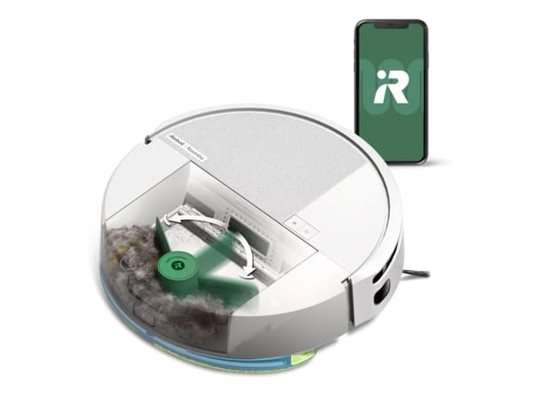 iRobot Roomba 205 DustCompactor robotstøvsuger med gulvmopp – hvit