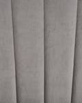 Miniatyrbillede 7 af 9: Gyngestol Grå Velour Lyst Træ Sort Metalben Dekorativ Betrukket Rokkestol med Armlæn Vippe Quiltet Ryg Retro Design Velcro Pude
