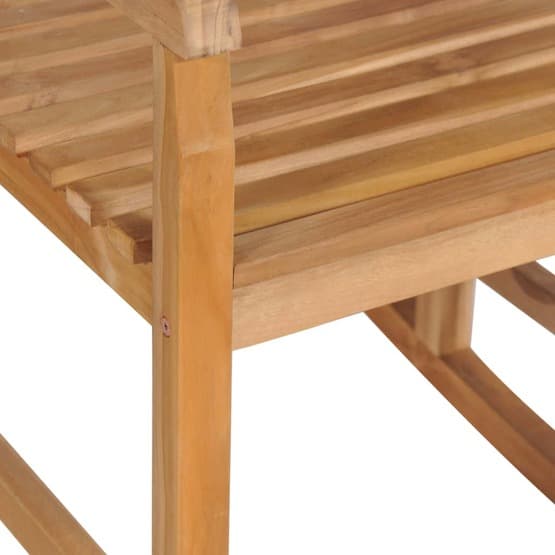 Gungstol I Massiv Teak
