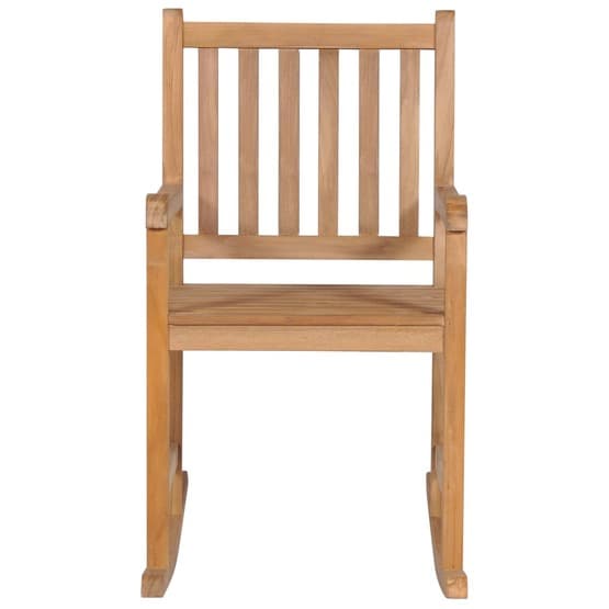 Gungstol I Massiv Teak