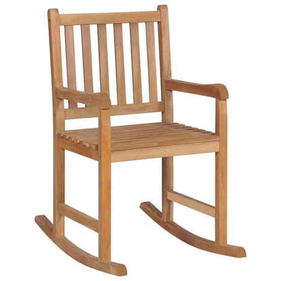 Gungstol I Massiv Teak