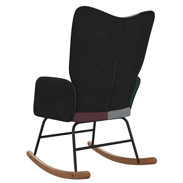 vidaXL gyngestol med patchworkstof
