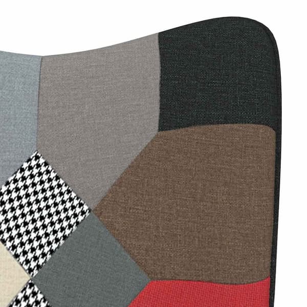 vidaXL gyngestol med patchworkstof