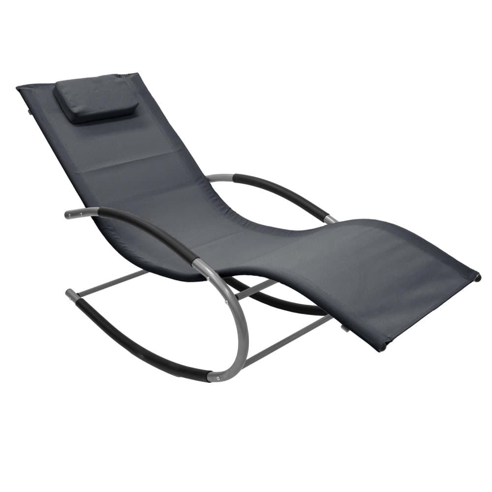 Gungstol Antracit Garden Lounger Sun Lounger Relax Lounger Garden