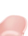 Miniatyrbilde 8 av 11: Gyngestol Rosa Syntetisk materiale Metallben Meier i heltre Skallformet sete Moderne design Hvilestol