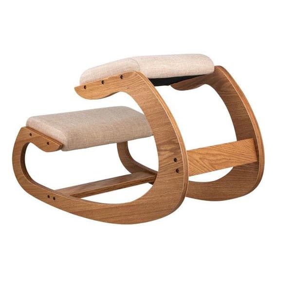 Ergonomisk knästol med tjock dyna, bra hållningskorrigering, stor lastkapacitet, hög stabilitet, bekväm