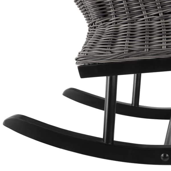 Rovigo gyngestol i polyrattan 150kg - grå