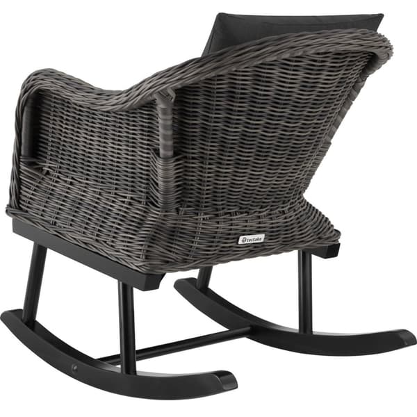 Rovigo gyngestol i polyrattan 150kg - grå