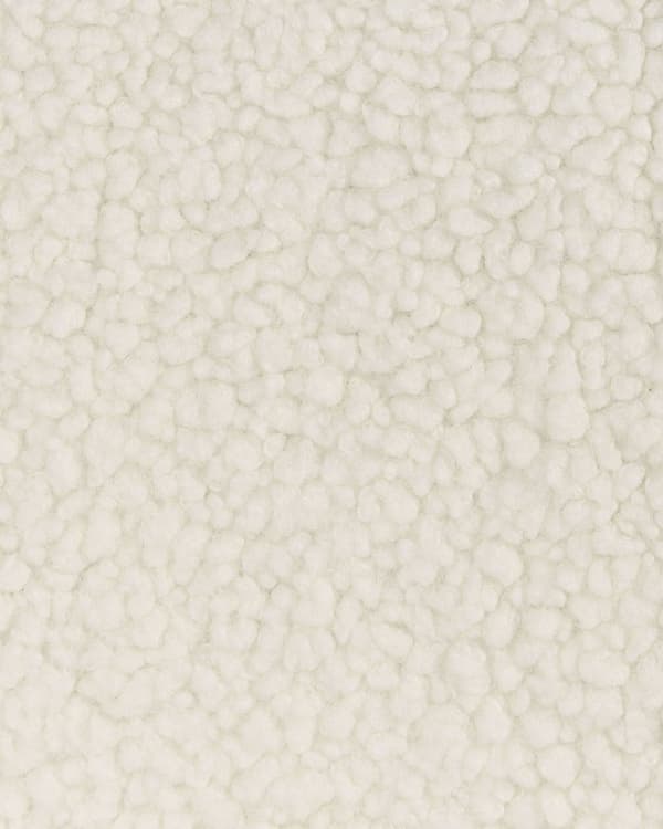 Gyngestol Hvid og sort Boucle Polyester Stof Polstring Metal Ben Skøjter Traditionelt Retro Design
