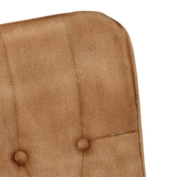 vidaXL gyngestol vintagelærred brun