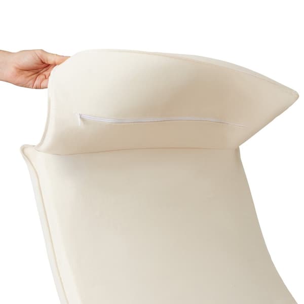 Gyngestol Roca lavet af birketræ 150kg - beige