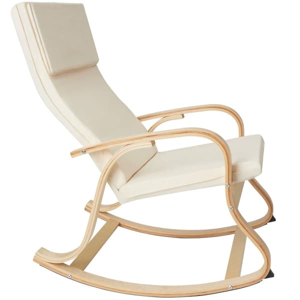 Gyngestol Roca lavet af birketræ 150kg - beige