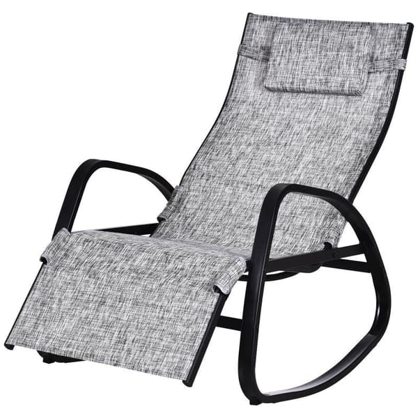 Rootz Gyngestol - Gyngestol - Haveseng - Gyngestol - Grå - 64 x 69 x 108 cm