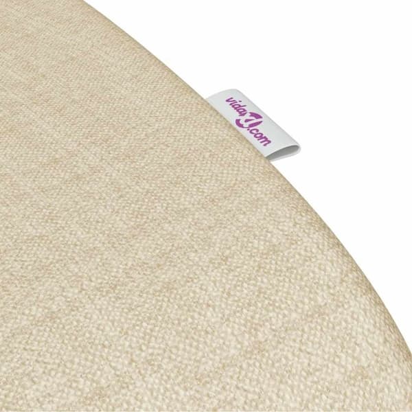 vidaXL knæstol 55x84x55 cm birkekrydsfiner cremefarvet
