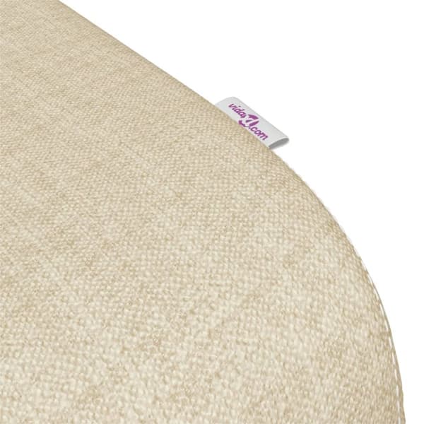 vidaXL knæstol 48x71x51 cm birkekrydsfiner cremefarvet