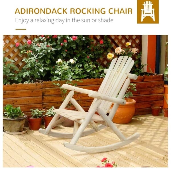 Rootz gungstol - Gungstol - Gungstol - Avkopplingsstol - Natur - B66 x D96 x H98cm