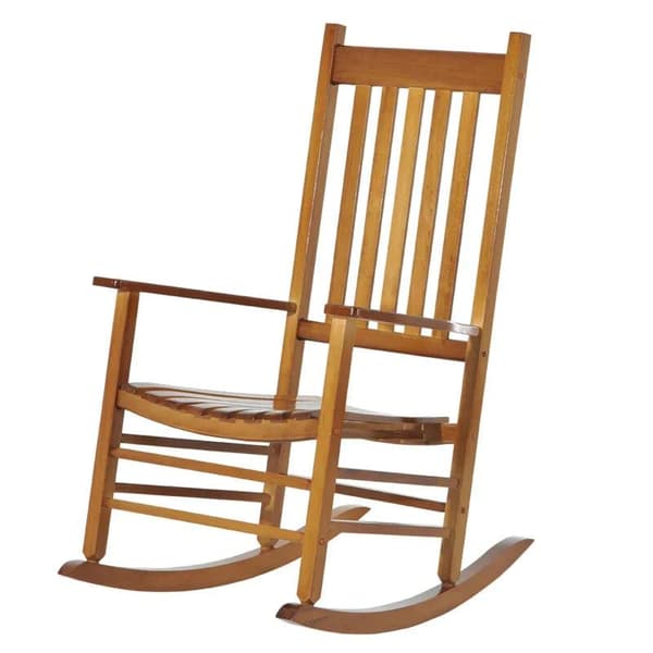 Rootz gyngestol - veranda gyngestol - afslappende gyngestol - gyngestol - poppeltræ - natur - 69 x 86 x 115 cm