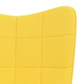 Pikkukuva 5 / 9: Gungstol med fotpall senapsgul tyg
