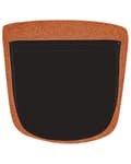 Miniatyrbillede 8 af 10: Gyngestol Orange Boucle Læne Gynge Hvilestol Moderne Polstret Design
