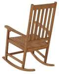 Miniatyrbillede 6 af 9: Gyngestol Lys træ Akacie 66 x 77 x 110 cm Indendørs Udendørs Terrasse Balkon Rustik