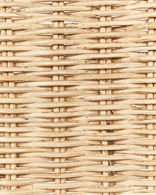 Set med 2 Gungstolar Naturlig Rotting Medel Vänderbeständighet Inomhus Utomhus Boho-stil Trädgård Uteplats Balkong