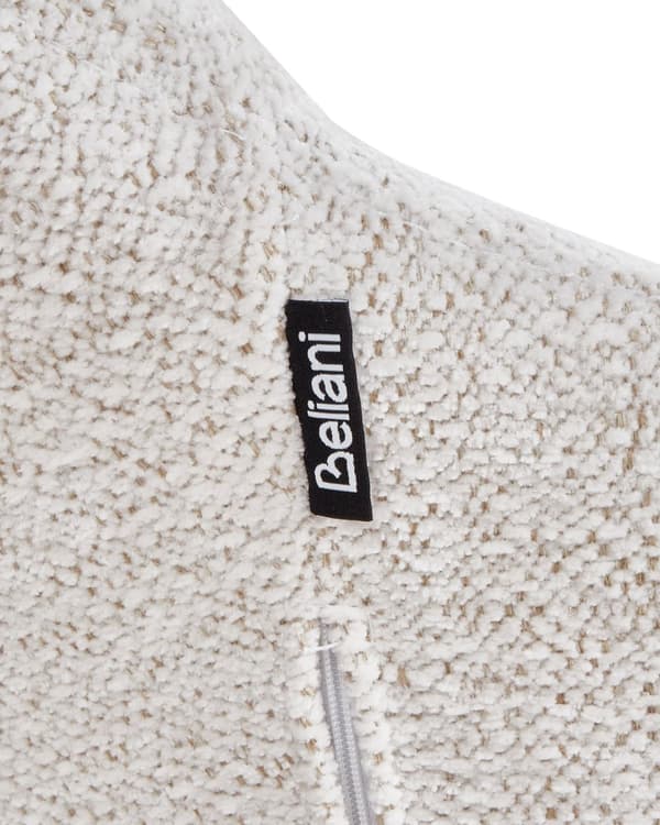 Gyngestol Off-white Stof Ben i metal Meier i træ Moderne design Stue Lænestol