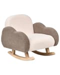 Miniatyrbillede 4 af 10: Beige boucle-gyngestol til børn til indretning