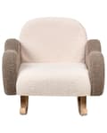 Miniatyrbillede 5 af 10: Beige boucle-gyngestol til børn til indretning
