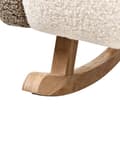 Miniatyrbillede 9 af 10: Beige boucle-gyngestol til børn til indretning