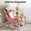 Miniatyrbillede 4 af 9: Gynge stol, 98x71x101 cm, Pink