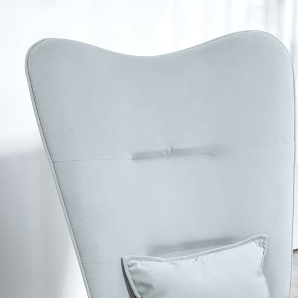 Gynge Stol, 67x85x112 cm, Lysegrå