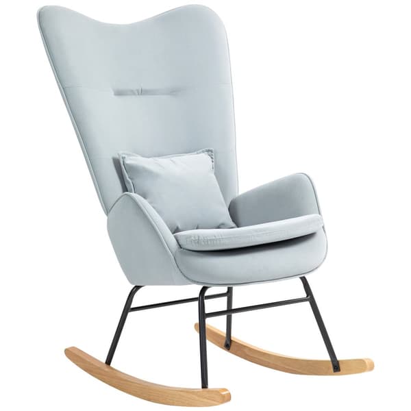 Gynge Stol, 67x85x112 cm, Lysegrå