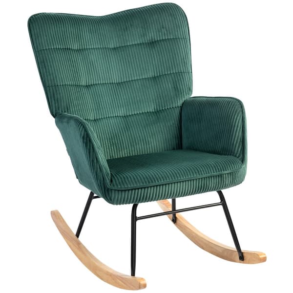 Keinutuoli, 98x71x101 cm, tummanvihreä