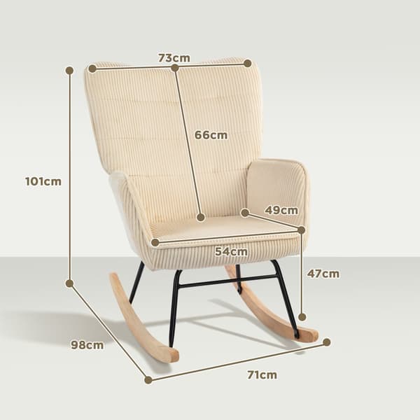 Gungstol, 98x71x101 cm, Beige