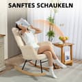 Miniatyrbild 4 av 9: Gungstol, 98x71x101 cm, Beige