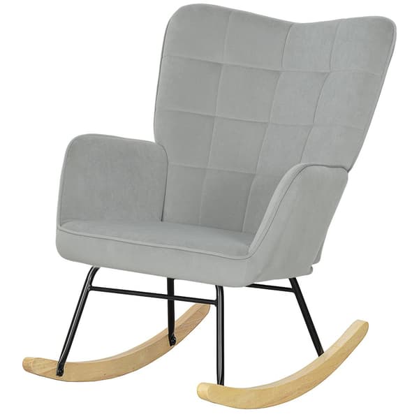 Gungstol, 98x71x101 cm, Ljusgrå