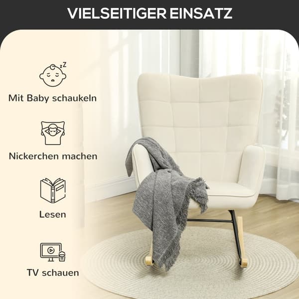Gynge Stol, 98x71x101 cm, Beige