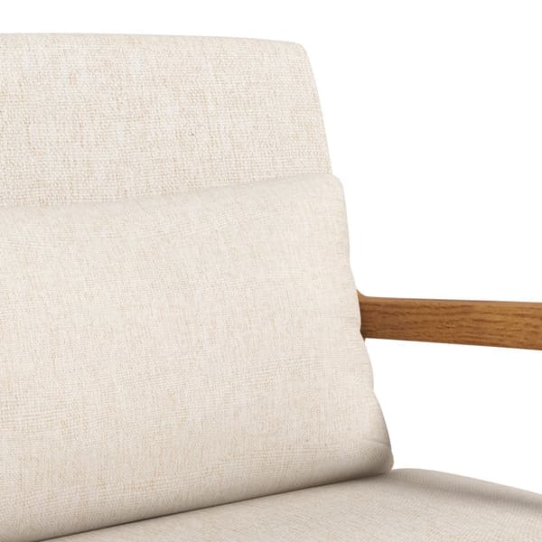 Gynge stol, 64.5x92x81.5 cm, Creme