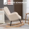 Pikkukuva 4 / 9: Keinutuoli, 71x92x101 cm, Beige